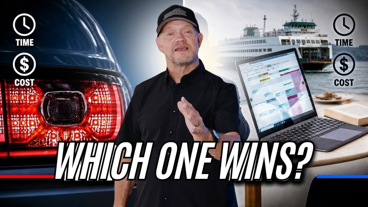 Kitsap to Seattle Commute: Car vs Ferry vs Remote (Real-Time Tests)