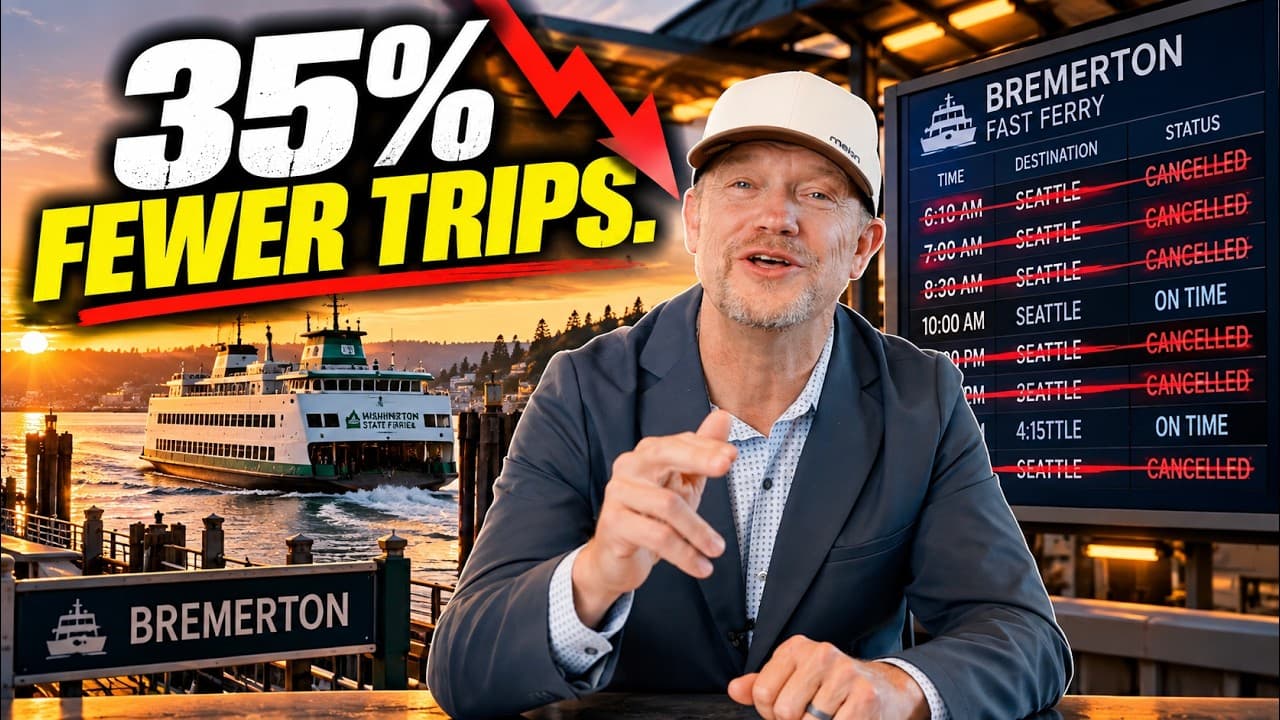 Bremerton Fast Ferry Cut: What 13 Round Trips Mean for Your Move
