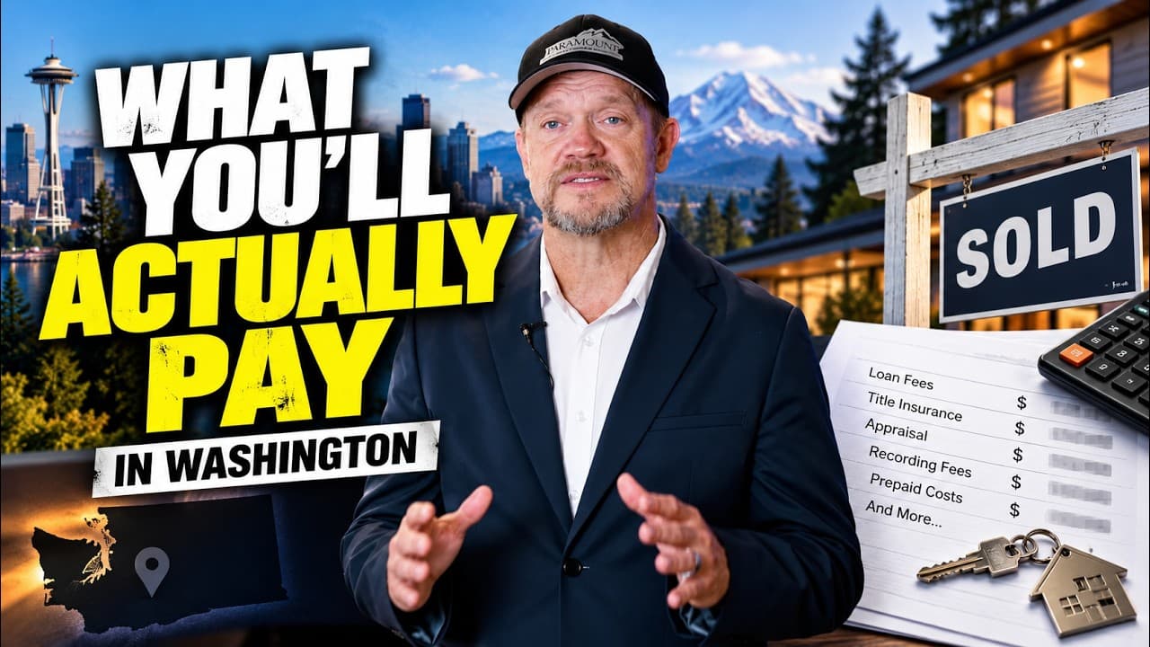 Washington Closing Costs, Line by Line: Who Pays What in 2026