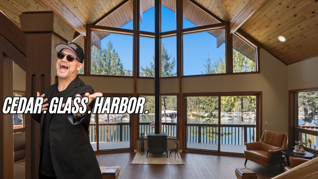 The Salt & Cedar House: A $2.7M Cedar & Glass Estate on Hood Canal