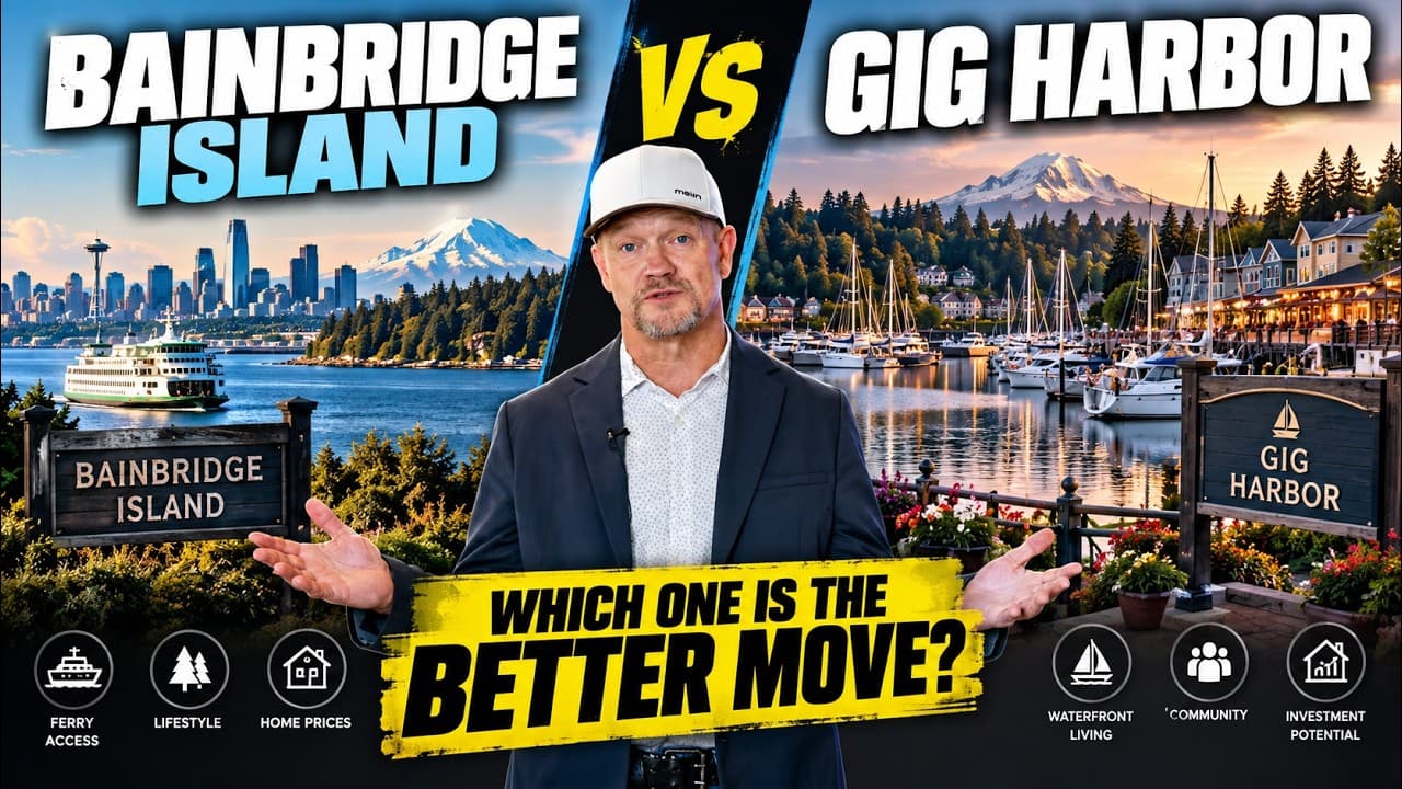 Bainbridge Island vs. Gig Harbor: Which Waterfront Town Wins in 2026?
